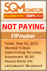 FIPmaker HYIP Status Button