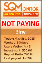 3Inv HYIP Status Button