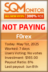 F0rex HYIP Status Button