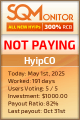 HyipCO HYIP Status Button