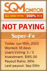 Super-Fx HYIP Status Button