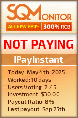 IPayInstant HYIP Status Button