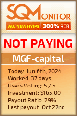MGF-capital HYIP Status Button