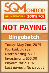 Bingobatch Project Status Button