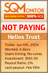 Helios Trust HYIP Status Button