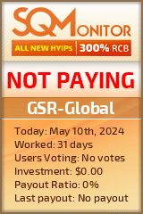 GSR-Global HYIP Status Button