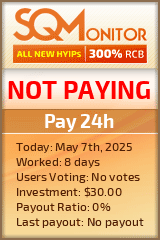 Pay 24h HYIP Status Button