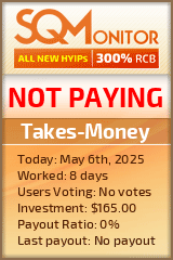 Takes-Money HYIP Status Button