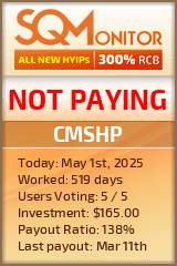 CMSHP HYIP Status Button