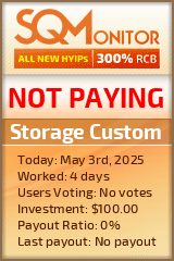 Storage Custom HYIP Status Button