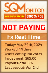 Fx Real Time HYIP Status Button