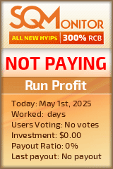 Run Profit Project Status Button