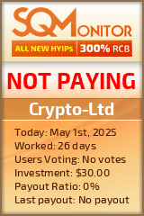 Crypto-Ltd HYIP Status Button