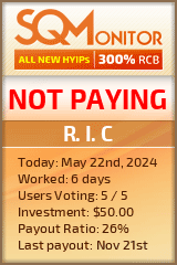 R. I. C HYIP Status Button