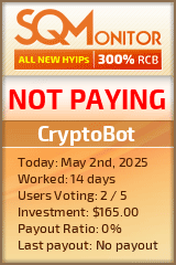 CryptoBot Project Status Button