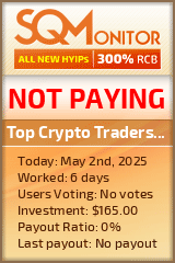 Top Crypto Traders LTD HYIP Status Button