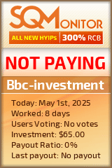 Bbc-investment HYIP Status Button