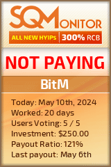 BitM HYIP Status Button