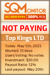 Top Kings LTD Project Status Button