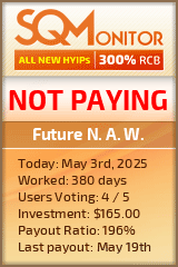 Future N. A. W. HYIP Status Button