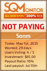 Sonm Project Status Button