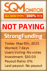 StrongFunding Project Status Button