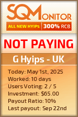 G Hyips - UK HYIP Status Button