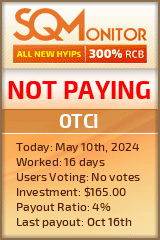 OTCI HYIP Status Button