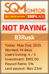 B3Rusk Project Status Button
