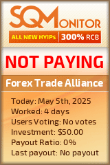 Forex Trade Alliance HYIP Status Button