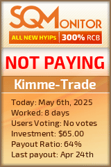 Kimme-Trade HYIP Status Button