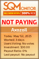 Axozoil Project Status Button