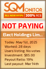 Elect Holdings Limited Project Status Button