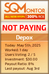 Depox Project Status Button