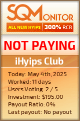 iHyips Club HYIP Status Button