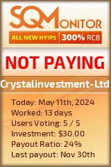 Crystalinvestment-Ltd HYIP Status Button