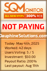 DauphineSolutions.com Project Status Button