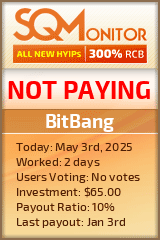 BitBang HYIP Status Button