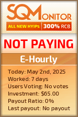 E-Hourly HYIP Status Button