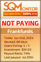 Frankfunds HYIP Status Button