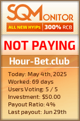 Hour-Bet.club Project Status Button