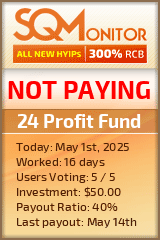 24 Profit Fund Project Status Button