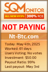 Nt-Btc.com HYIP Status Button