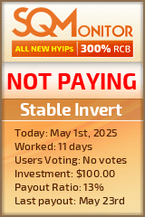 Stable Invert HYIP Status Button