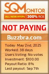 Buzzbra.com HYIP Status Button