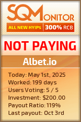Albet.io Project Status Button