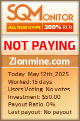 Zionmine.com Project Status Button