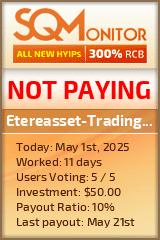 Etereasset-Trading.com HYIP Status Button