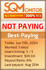 Best-Paying HYIP Status Button