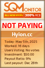 Hyion.cc HYIP Status Button